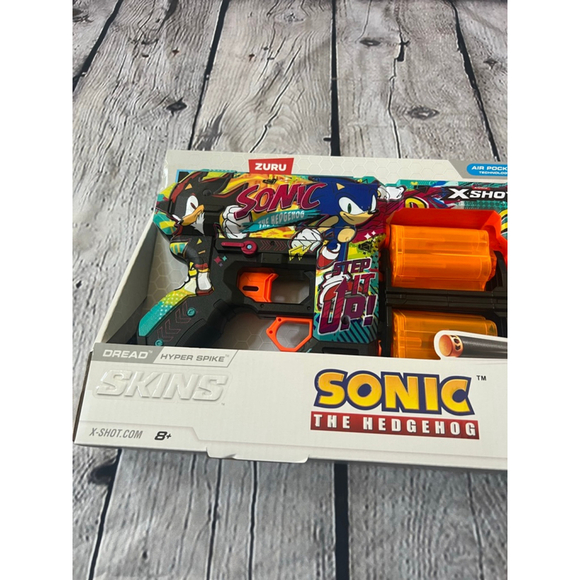 NEW X-SHOT Sonic Dread Hyper Spike Toy Blaster One Size Multi-color Orange - Picture 2 of 5